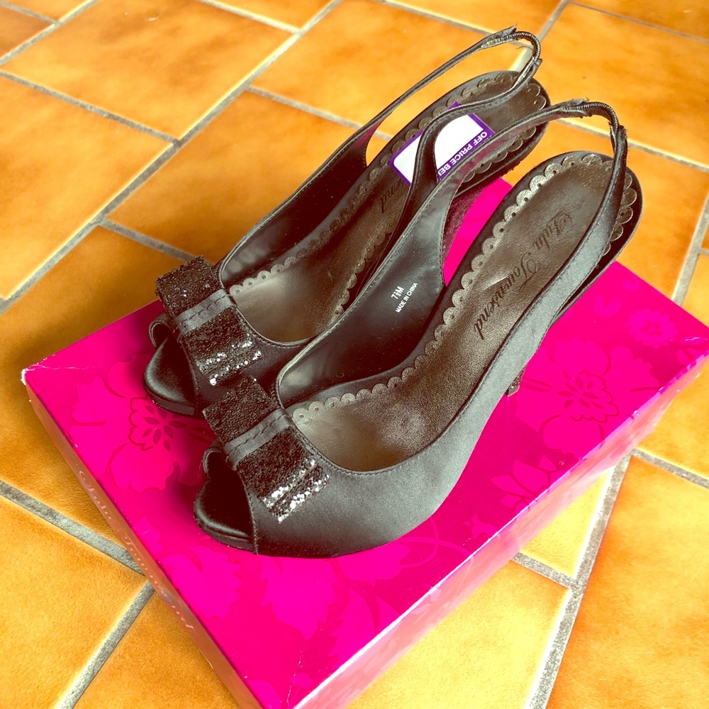 Lulu Townsend Satin Slingback